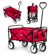 GARDENLINE Sklopiva transportna kolica, crvena